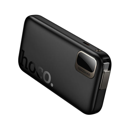 HOCO Q51 External Battery, 10000mAh, 20W, PD, 2 x USB-C, Black