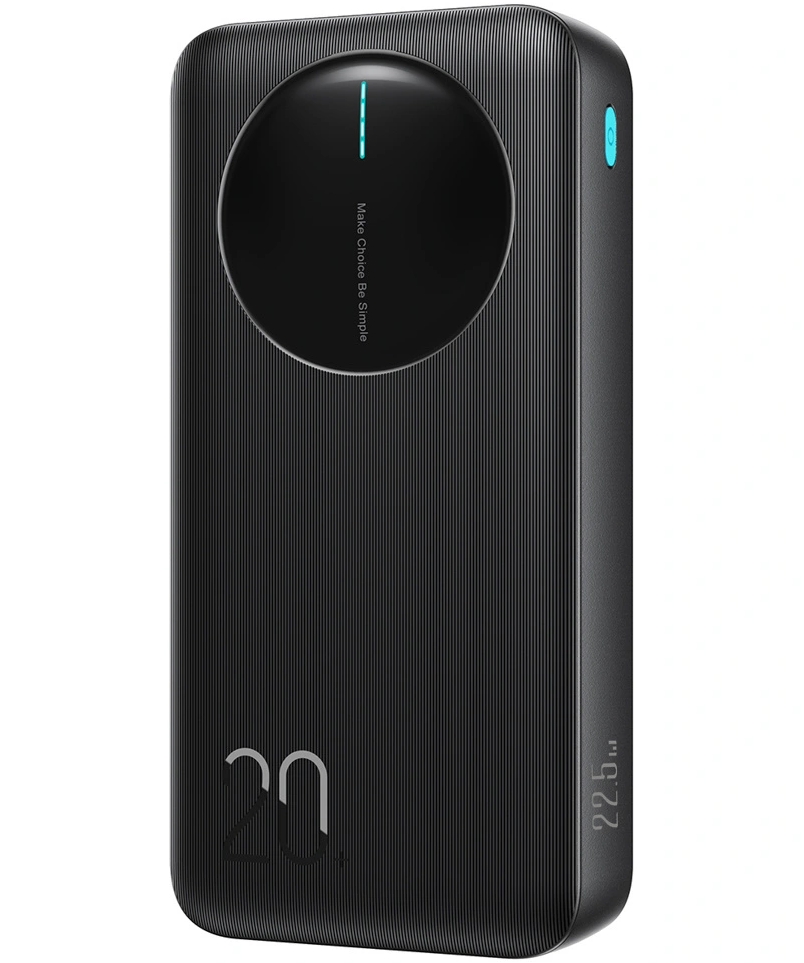 Joyroom JR-PBF14 Pro External Battery, 20000mAh, 22.5W, QC + PD, 1 x USB-C - 2 x USB-A, Black