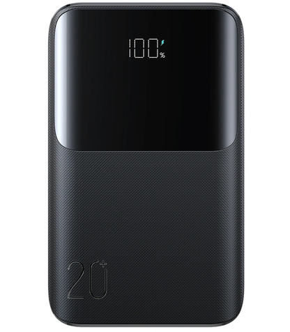 Joyroom JR-QP192 External Battery, 20000mAh, 22.5W, QC + PD, 1 x USB-A - 2 x USB-C, Black