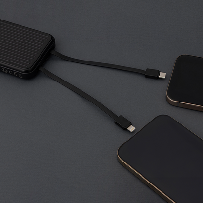 External Battery MaXlife MXPB-06, 10000mAh, 22.5W, QC + PD, 1 x Lightning - 2 x USB-A - 2 x USB-C, Black