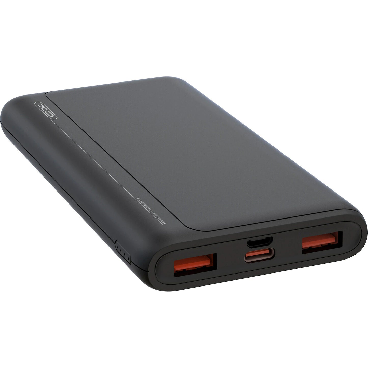 XO Design PR127 External Battery, 20000mAh, 22.5W, QC + PD, 1 x USB-C - 2 x USB-A, Black