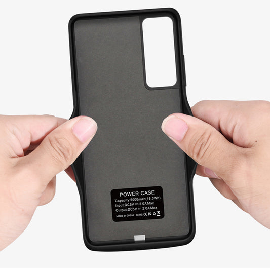 External Battery Case Techsuit Power Pro Battery for Huawei P30 Pro New Edition / P30 Pro, 5000mAh, Black