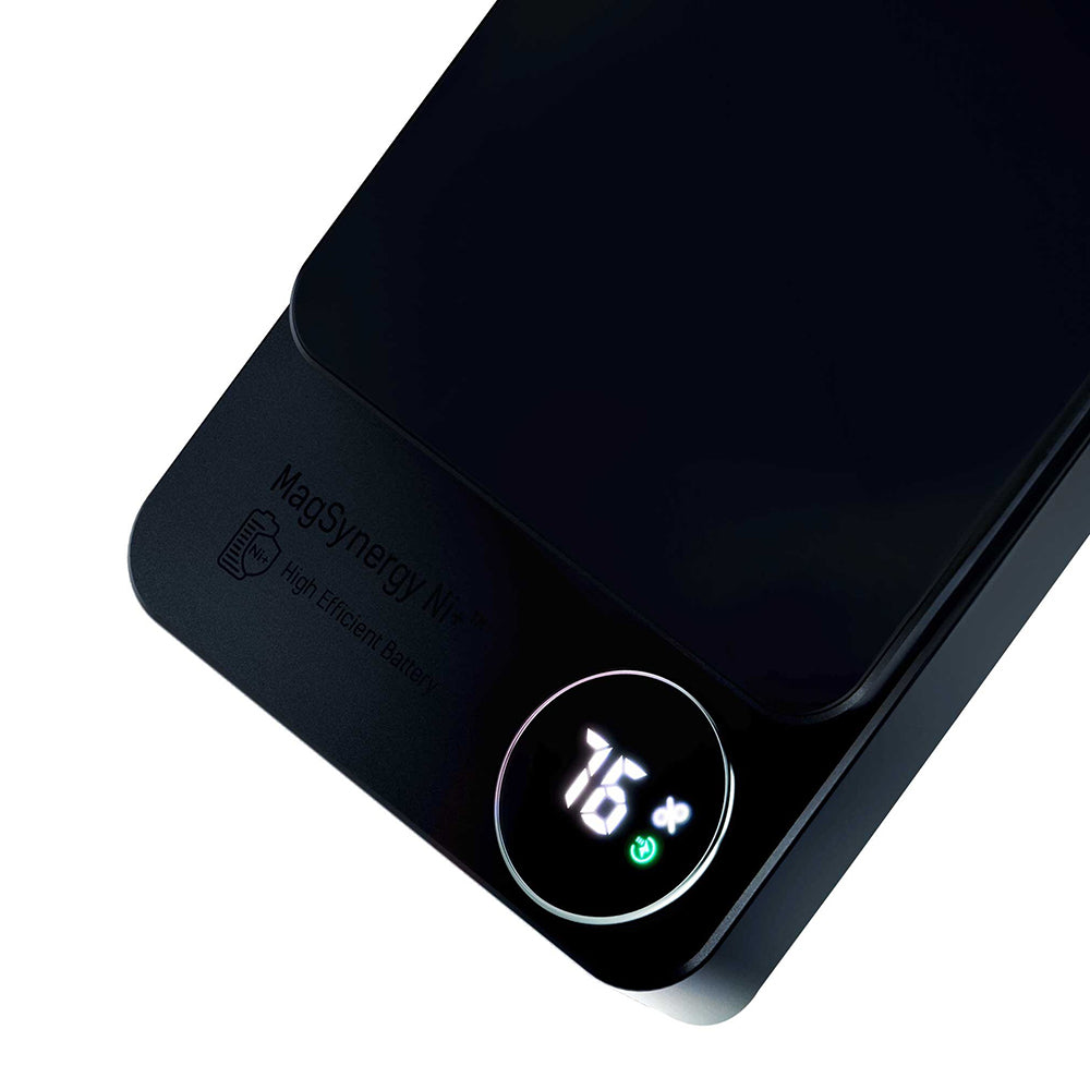 Wireless External Battery 3MK MagSynergy Ni+, 5000mAh, 22.5W, PD + FQI, 1 x QI - 1 x USB-C, Black