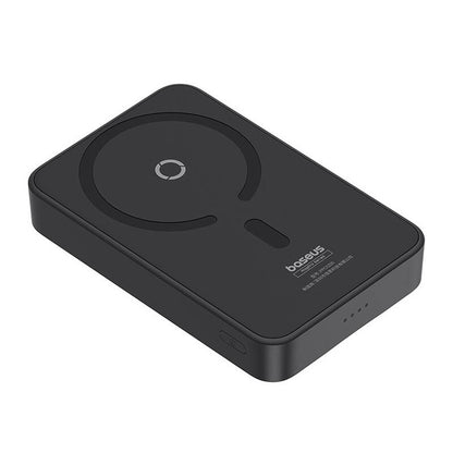 Baseus MagPro PPCXZ05 Wireless External Battery, 5000mAh, 20W, PD + FQI, 1 x QI - 1 x USB-C, Black, Resealed P10064101123-00