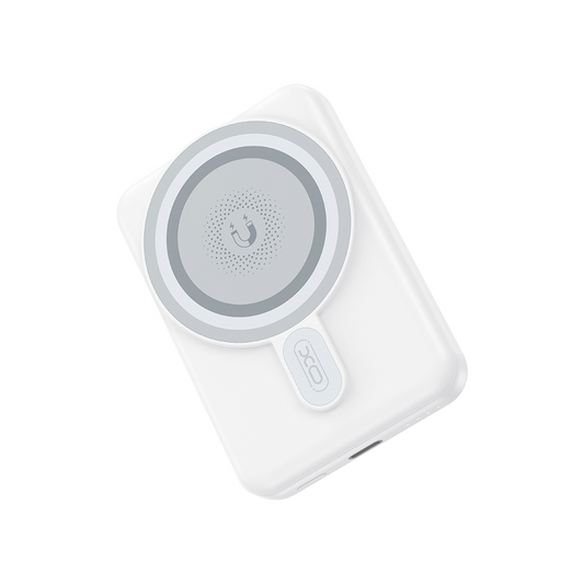 XO Design PR264 Wireless External Battery, 10000mAh, 20W, PD + FQI, 1 x USB-C, White