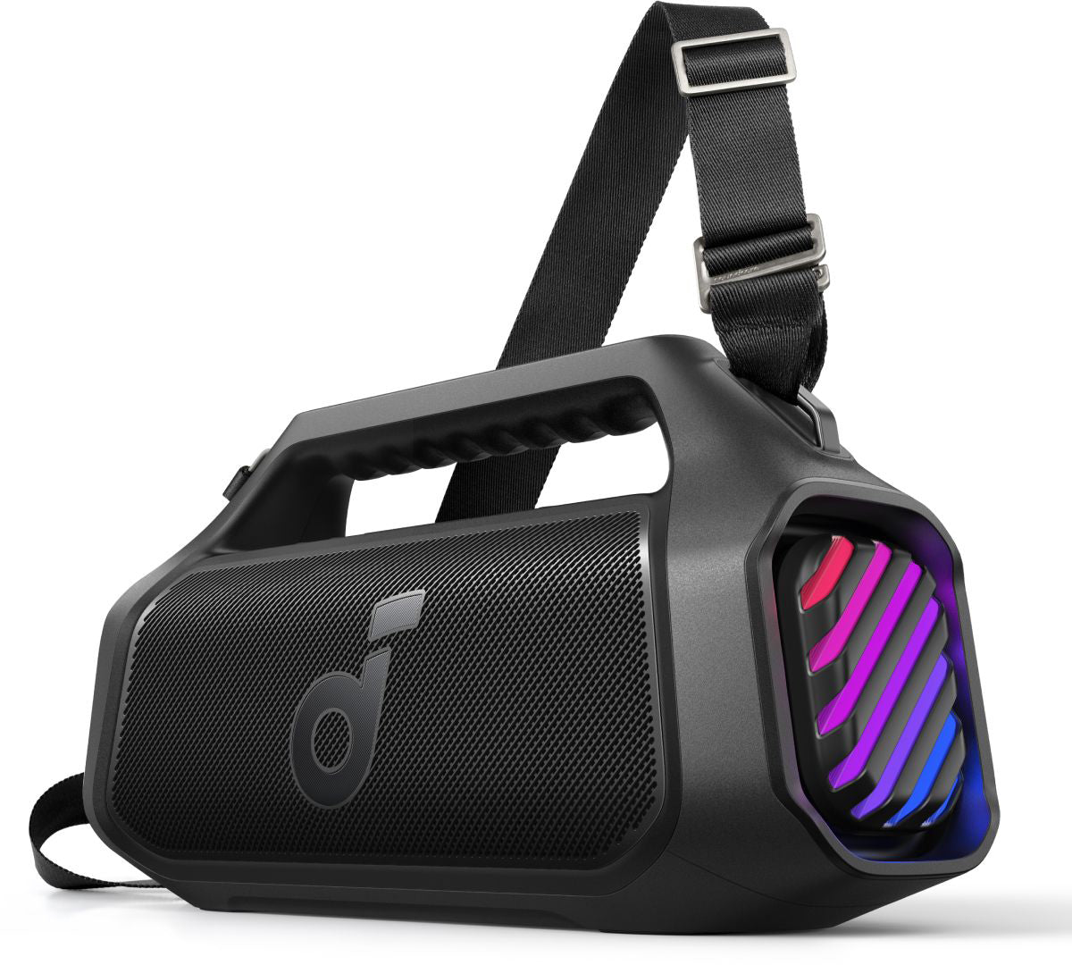 Anker SoundCore Boom 2 Plus New Version Portable Bluetooth Speaker, 140W, TWS, RGB, Waterproof, Black A3134012