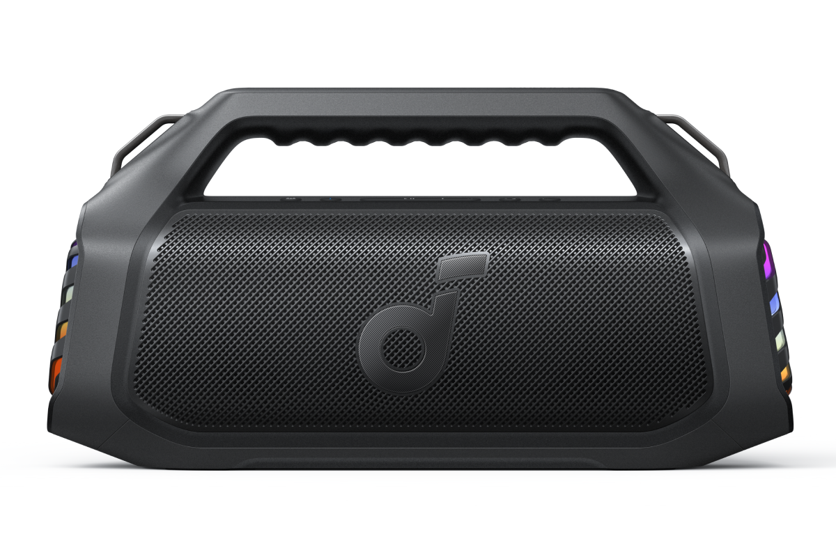 Anker SoundCore Boom 2 Plus New Version Portable Bluetooth Speaker, 140W, TWS, RGB, Waterproof, Black A3134012