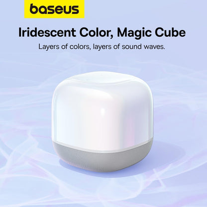 Baseus AeQur V2 White Bluetooth Speaker