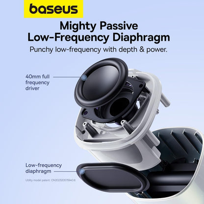 Baseus AeQur V2 White Bluetooth Speaker