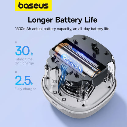 Baseus AeQur V2 White Bluetooth Speaker
