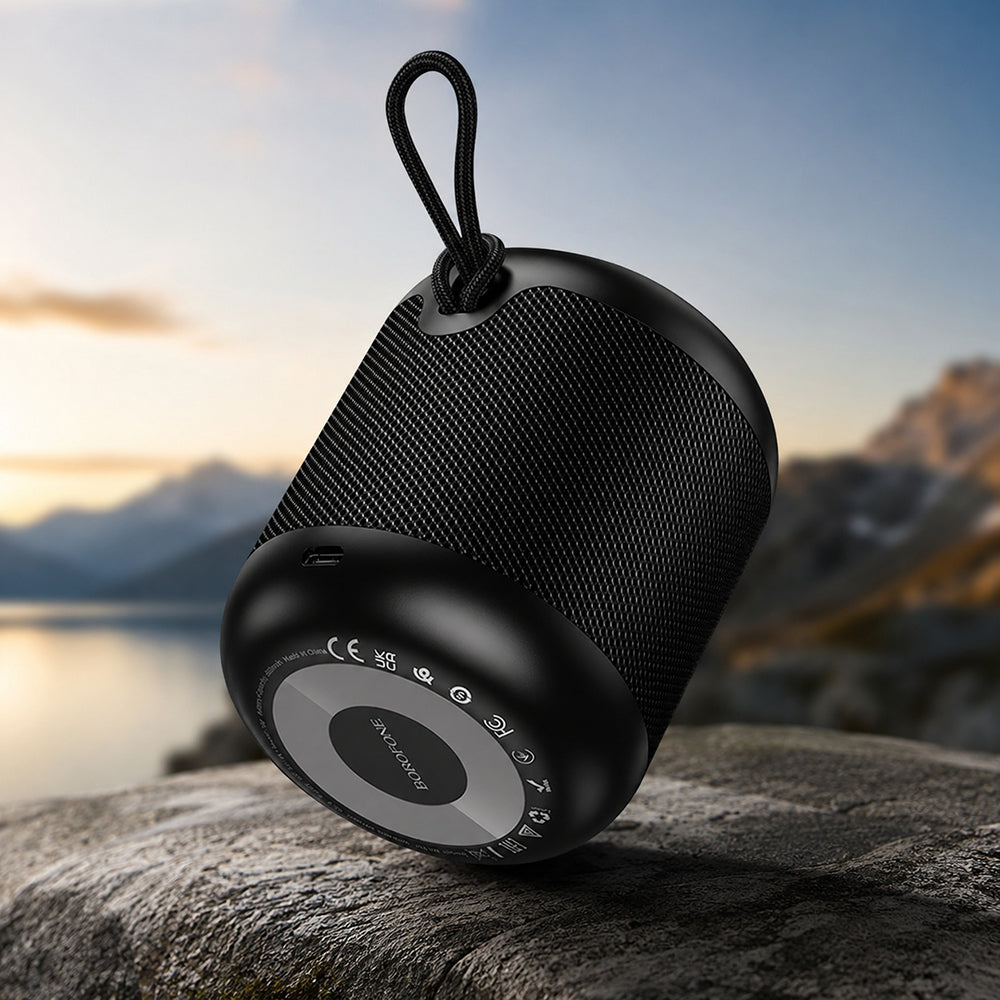 Borofone BR102 Gratificado Portable Bluetooth Speaker, 5W, TWS, Black