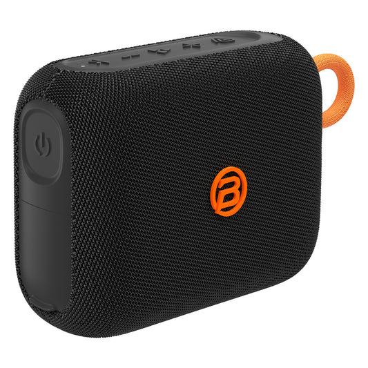 Bugani Rove Go 5 Portable Bluetooth Speaker, 12W, TWS, Waterproof, Black