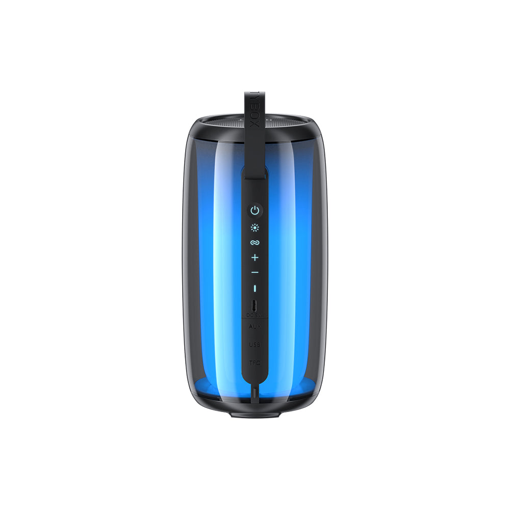 HAVIT SK879BT Portable Bluetooth Speaker, 8W, RGB, Waterproof, Black