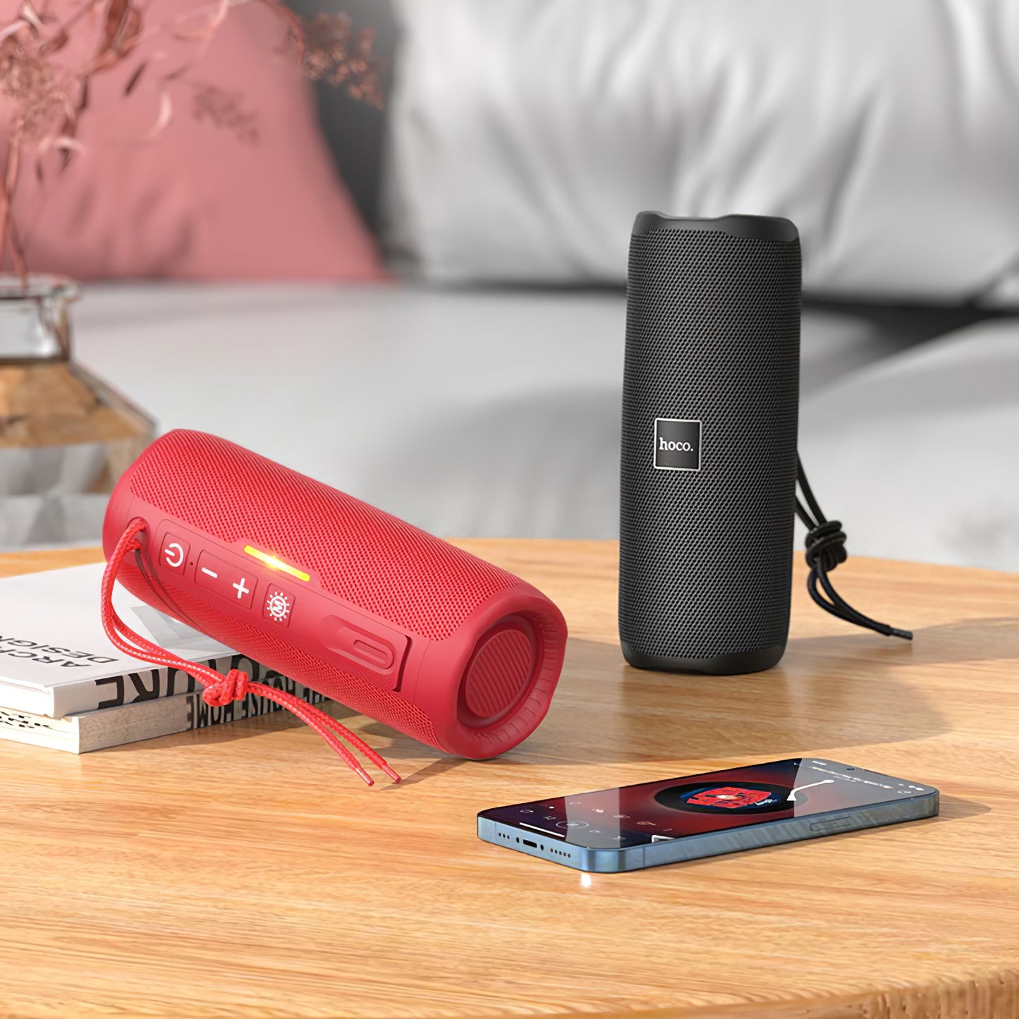 HOCO HC16 Portable Bluetooth Speaker, 2 x 5W, TWS, Black