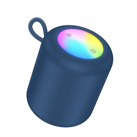 HOCO HC30 Portable Bluetooth Speaker, 5W, TWS, RGB, Blue
