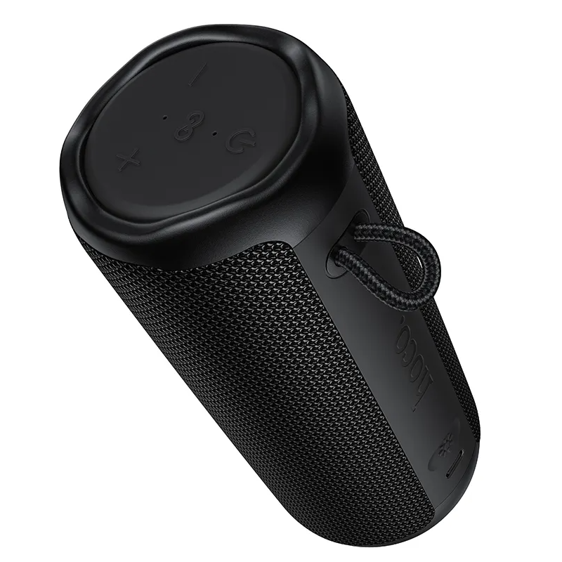 HOCO HC50 Portable Bluetooth Speaker, 8W, TWS, RGB, Waterproof, Black