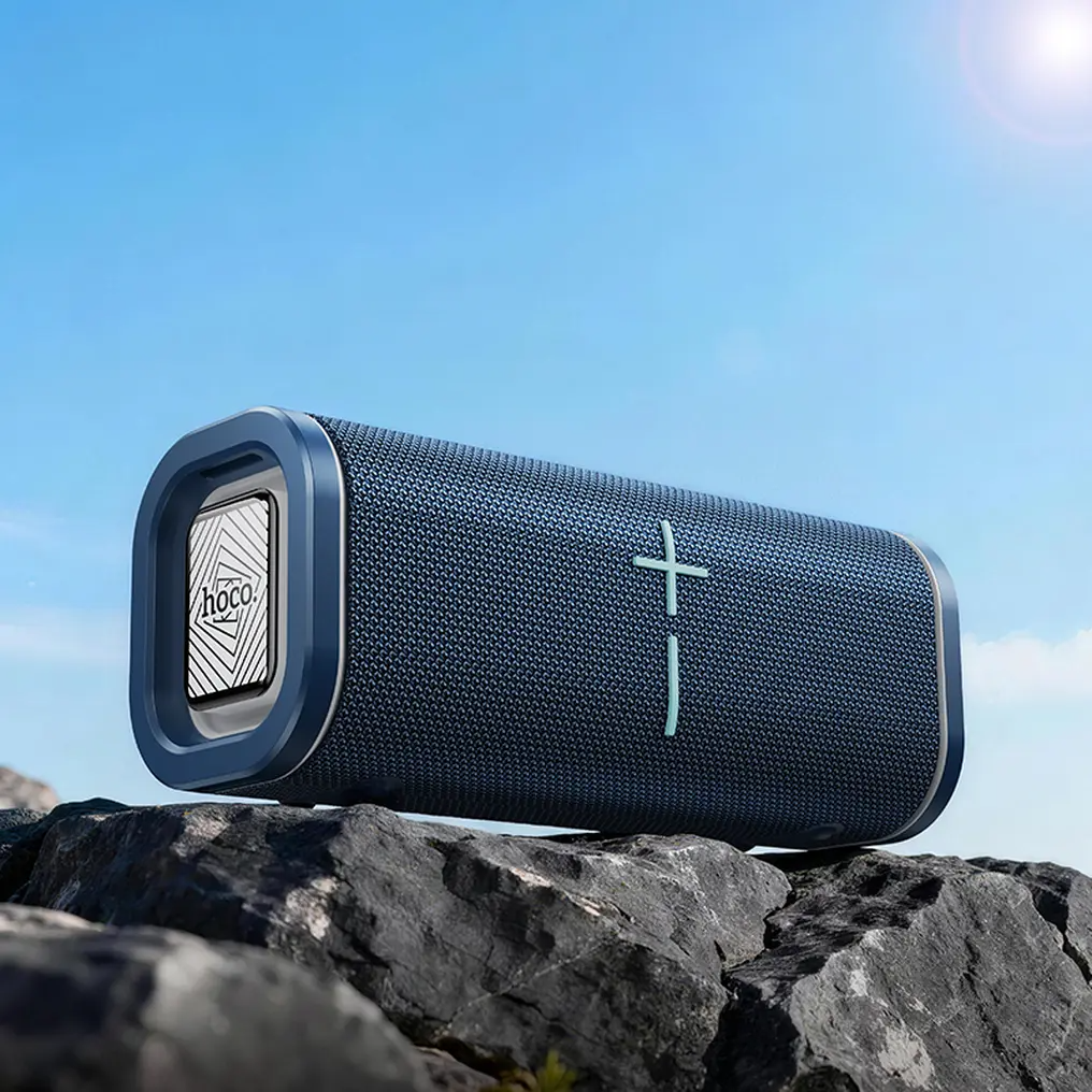 HOCO HC51 Portable Bluetooth Speaker, 30W, TWS, RGB, Blue