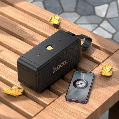 HOCO HT1 Max Portable Bluetooth Speaker, 2 x 20W, TWS, Black