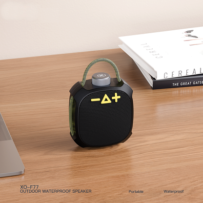 Portable Bluetooth Speaker XO Design F77, TWS, RGB, Waterproof, Black