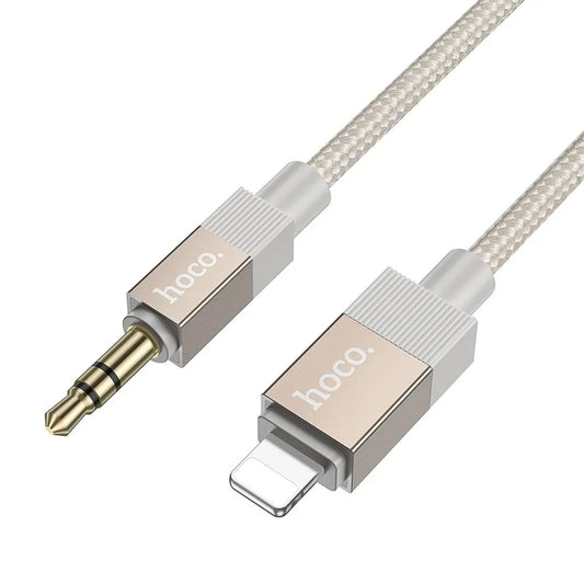 Lightning Audio Cable - 3.5mm HOCO UPA32A, 1m, Gold