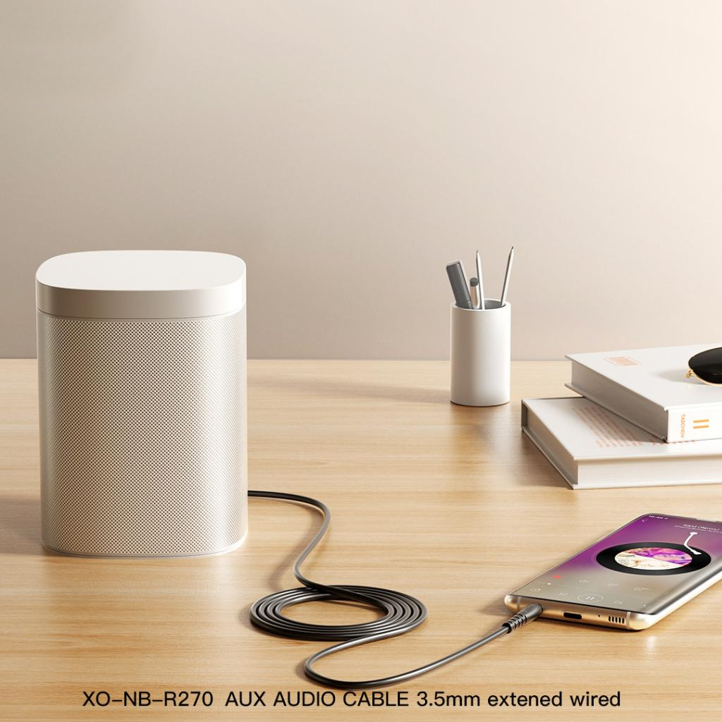 Audio Cable 3.5mm - 3.5mm XO Design NB-R270, 1m, White