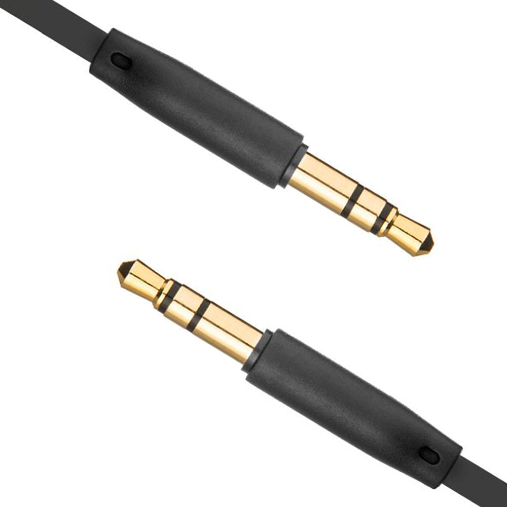 Audio Cable 3.5mm - 3.5mm Fixed, 1m, Black