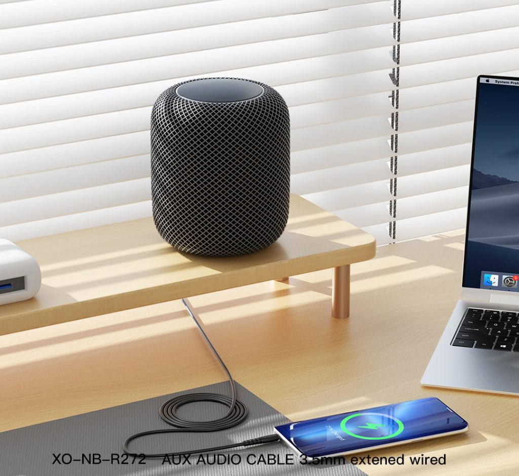 3.5mm - 3.5mm XO Design NB-R272 Audio Cable, 1m, Black