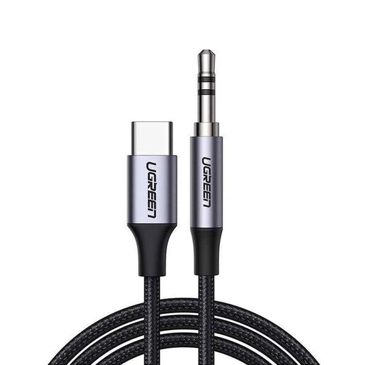 USB-C Audio Cable - 3.5mm UGREEN CM450 (20192), 1m, Gray