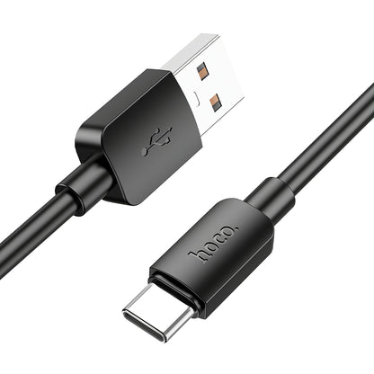 USB-A to USB-C Data and Charging Cable HOCO X96, 27W, 0.25m, Black