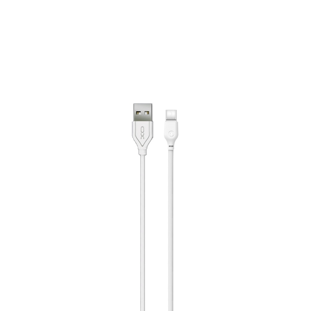 USB-A to USB-C Data and Charging Cable XO Design NB103, 18W, 1m, White