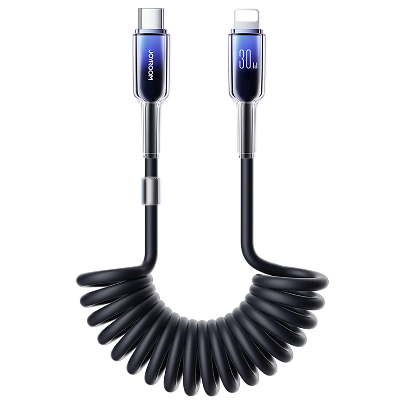 USB-C to Lightning Data and Charging Cable Joyroom S-A43 Crystal, 30W, 1.5m, Black