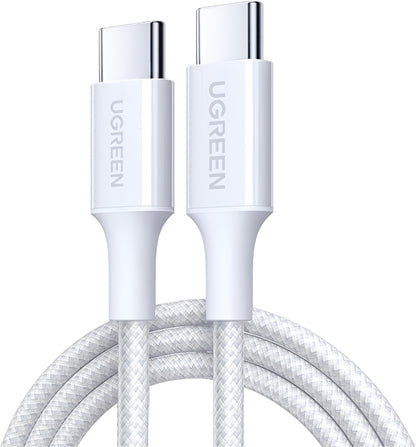 USB-C Data and Charging Cable - USB-C UGREEN L501, 60W, 2m, White