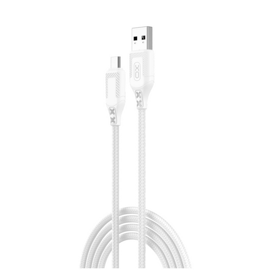 USB-A to microUSB Data and Charging Cable XO Design NB235, 18W, 1m, White