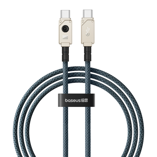 USB-C Data and Charging Cable - USB-C Baseus Unbreakable, 100W, 2m, White P10355800221-01