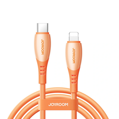 USB-C to Lightning Data and Charging Cable Joyroom S-A59 Vibrant, 30W, 1.2m, Orange