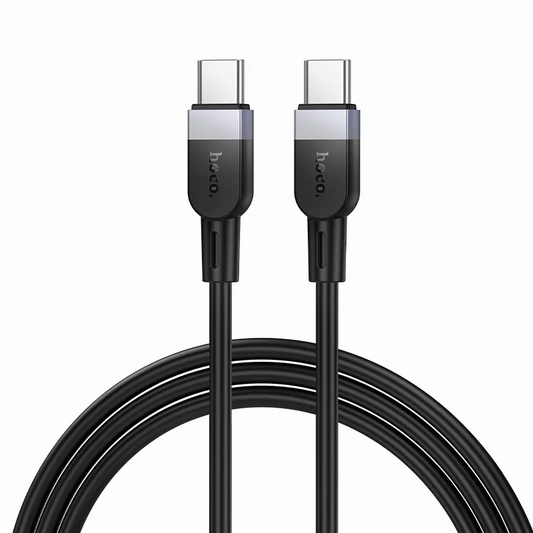 USB-C Data and Charging Cable - USB-C HOCO X109, 60W, 1m, Black