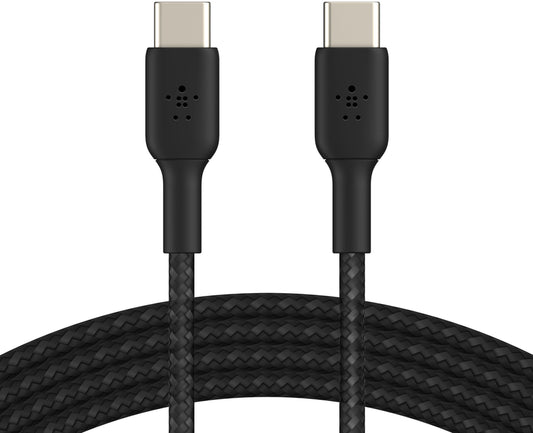 USB-C Data and Charging Cable - USB-C Belkin BoostCharge Pro, 60W, 2m, Black CAB004bt2MBK