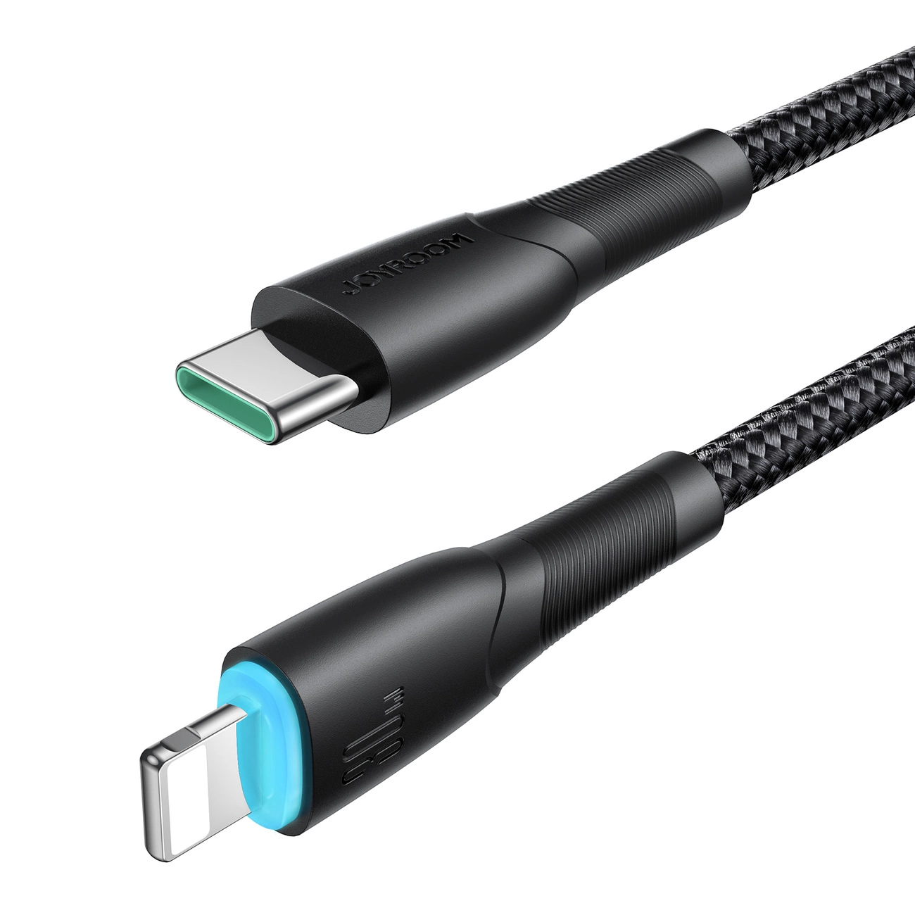 USB-C to Lightning Data and Charging Cable Joyroom S-A32, 30W, 1m, Black