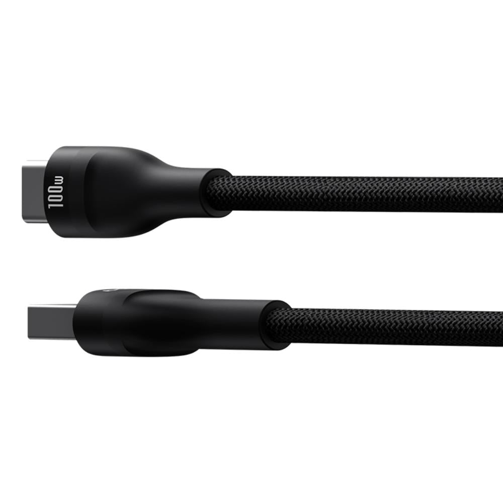 USB-A to USB-C Data and Charging Cable Baseus Flash Series II, 100W, 1m, Black P10311804111-00