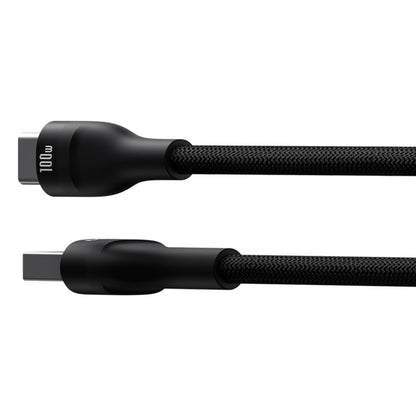 USB-A to USB-C Data and Charging Cable Baseus Flash Series II, 100W, 1m, Black P10311804111-00