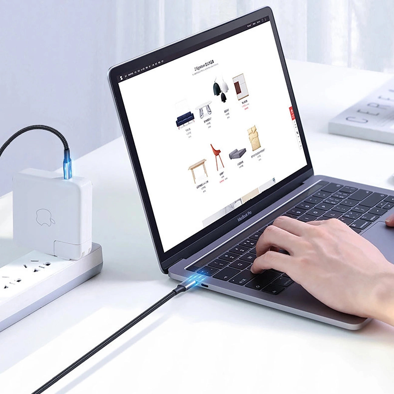 USB-C Data and Charging Cable - USB-C UGREEN US316, 100W, 1.5m, Gray