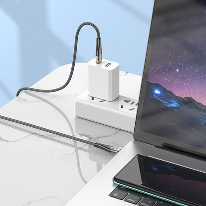 USB-C to USB-C Data and Charging Cable HOCO U121, 60W, 1.2m, Black