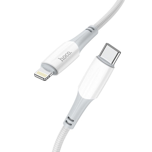 USB-C to Lightning Data and Charging Cable HOCO X70, 20W, 1m, White
