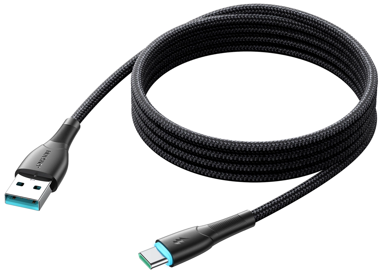 USB-A to USB-C Data and Charging Cable Joyroom S-A32, 18W, 1m, Black