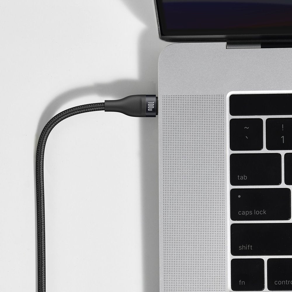 USB-C - Lightning / USB-C Baseus Flash Series 2in1 Data and Charging Cable, 100W, 1.2m, Black CA1T2-F01