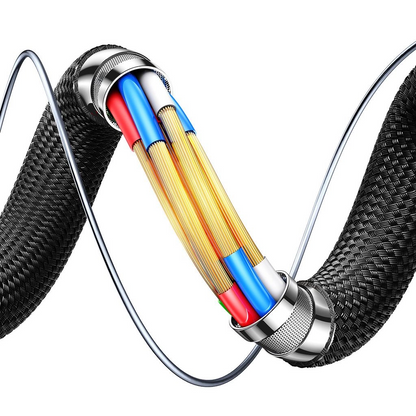 USB-A to Lightning Data and Charging Cable Joyroom S-A60 StarTalk, 18W, 1.2m, Black