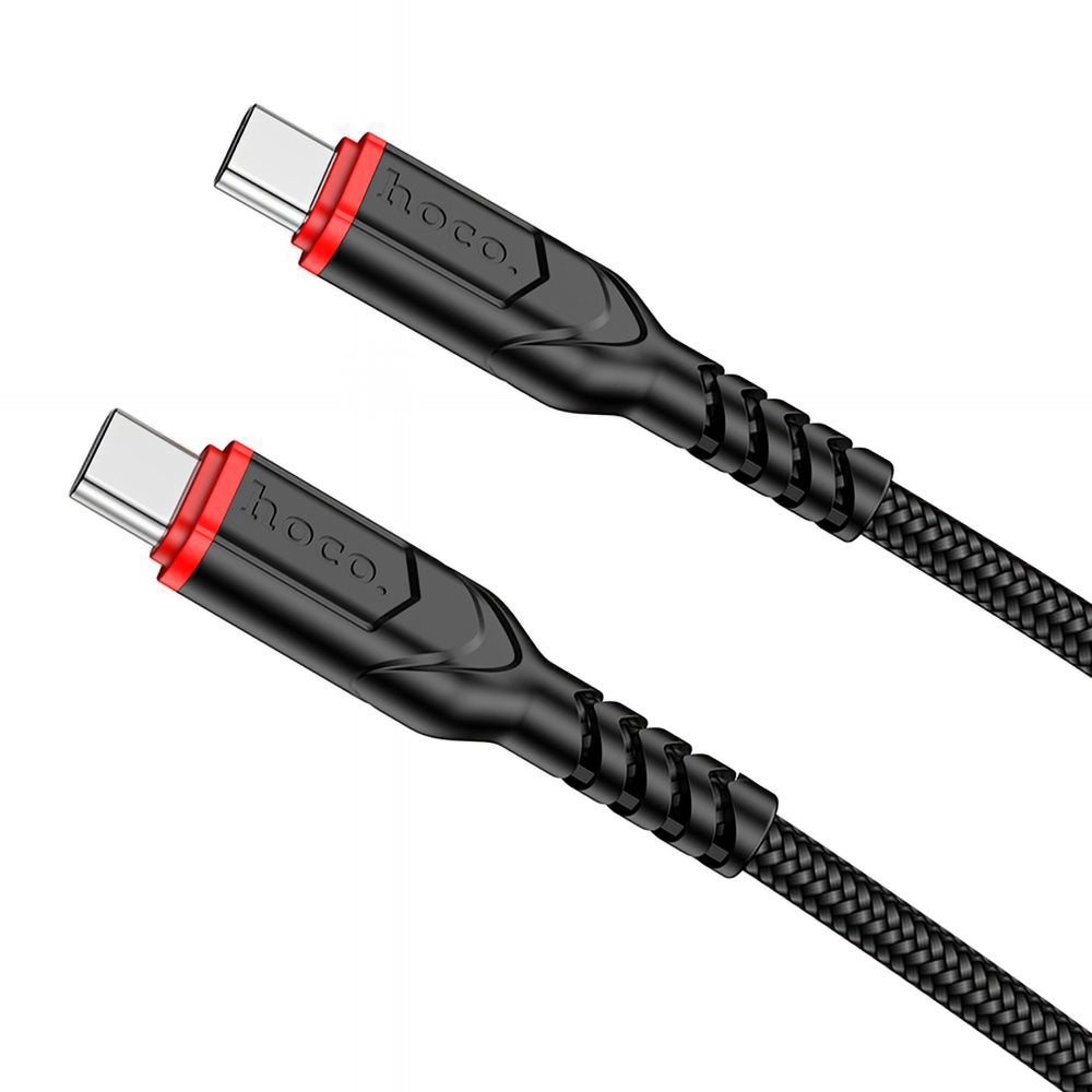 USB-C Data and Charging Cable - USB-C HOCO X59 Victory, 60W, 1m, Black