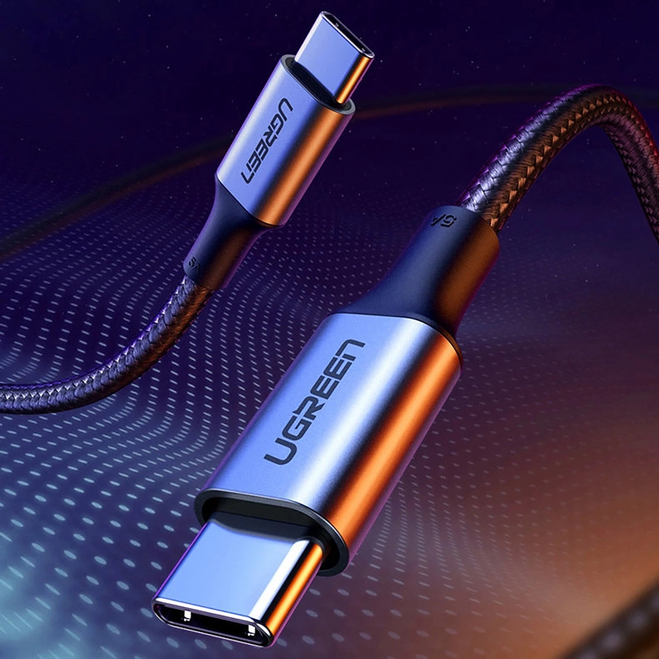 USB-C Data and Charging Cable - USB-C UGREEN US316, 100W, 1.5m, Gray