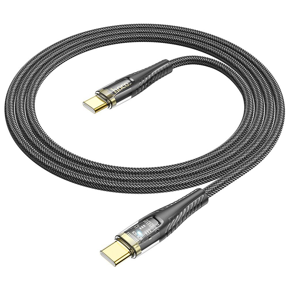 USB-C to USB-C Data and Charging Cable HOCO U121, 60W, 1.2m, Black