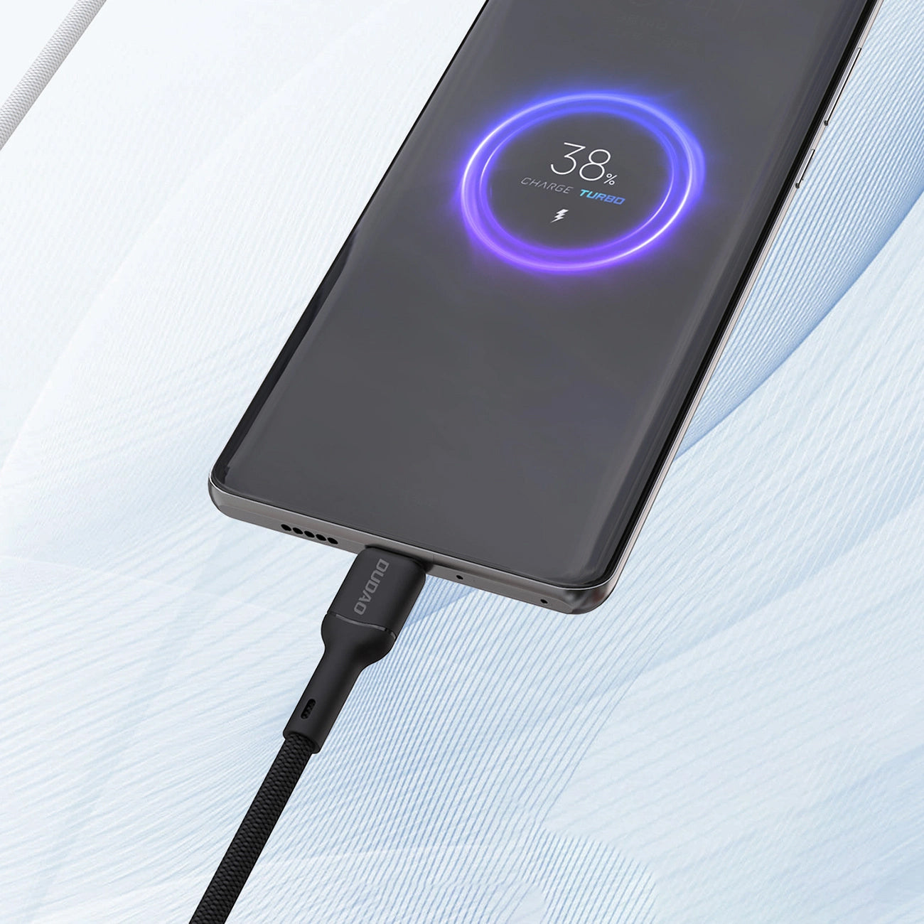 USB-A to USB-C Dudao L9T Data and Charging Cable, 100W, 1m, Black